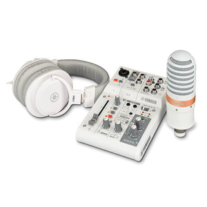 YAMAHA Pack de transmisión en vivo 3 canales AG03MK2 White - Yamaha - Sonido y Consolas