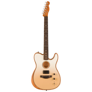 FENDER Guitarra Acoustasonic Finneas Telecaster WB Rosewood Cappuccino Fade - Fender - Guitarras