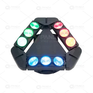 PANDALIGHT PS280 Spider Beam 9 x10w triangular - Productos
