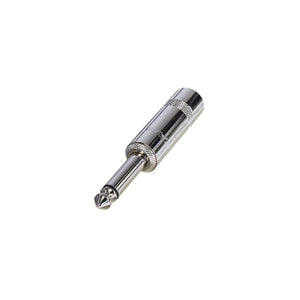 REAN NYS224BG plug mono 1/4 negro puntas de oro - Cables y Conectores