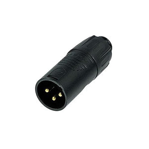 REAN RA3MT-B Adaptador mini XLR - XLR macho - Cables y Conectores