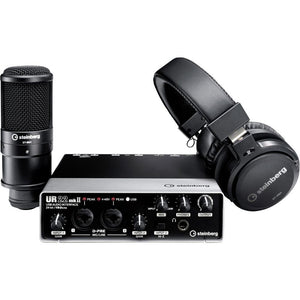 YAMAHA Steinberg UR22MKII Recording Pack - Pack de grabación USB - Grabación y Estudio
