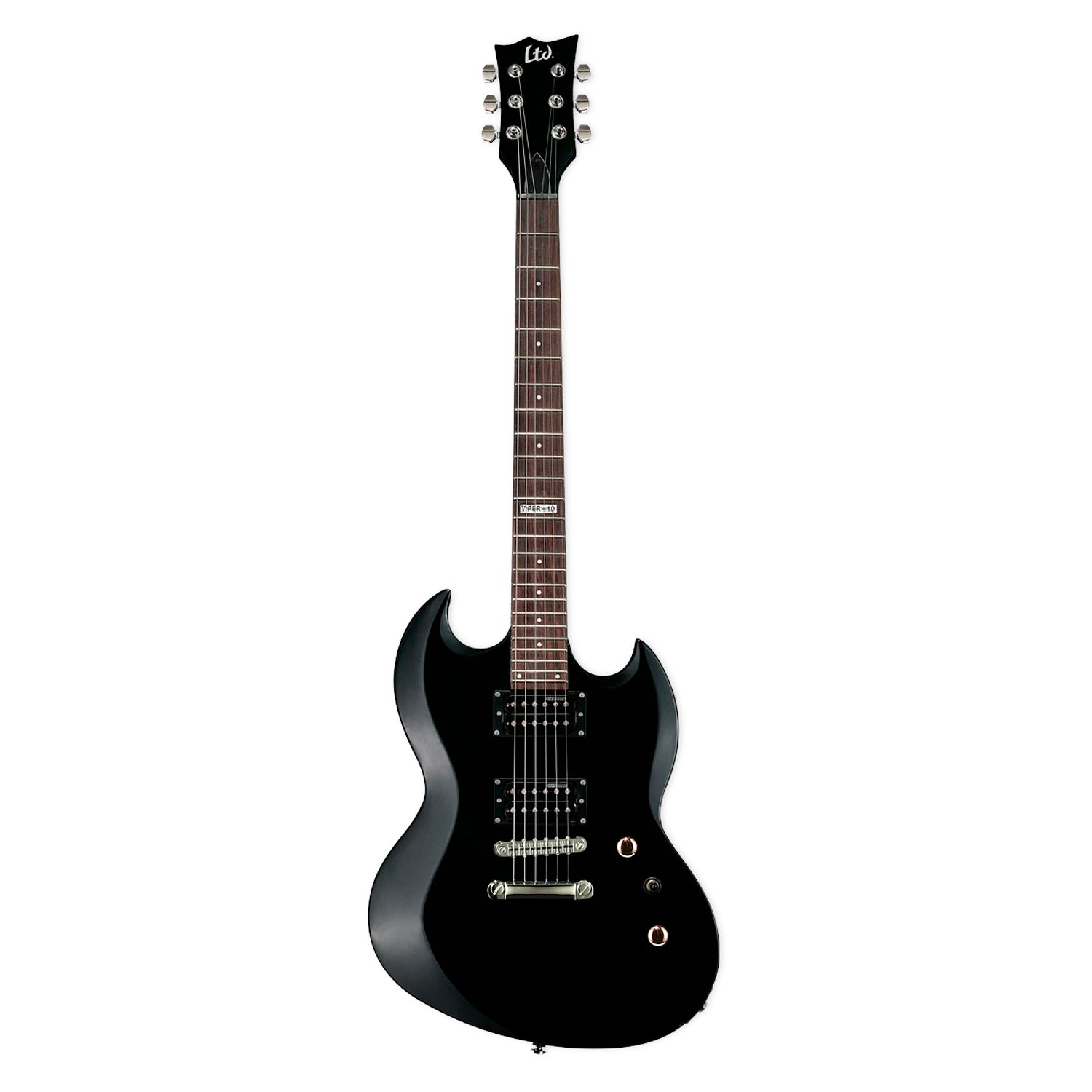 LTD Guitarra Eléctrica Viper-10 Black Con Funda - LTD - Guitarras