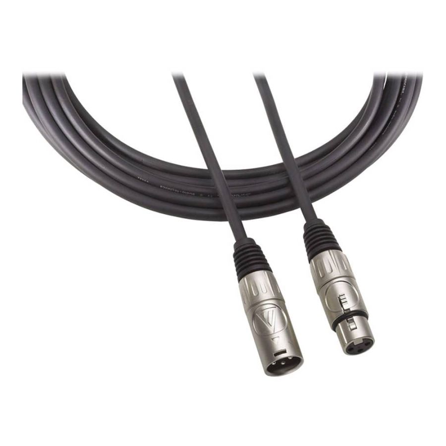 AUDIOTECHNICA AT831310 Cable microfono XLR 3 mts - Micrófonos