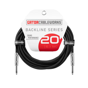 GATOR Cableworks GCWB-INS-20 Cable Backline Series 6mts - Cables y Conectores