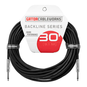 GATOR Cableworks GCWB-INS-30 Backline Series 9mts Instrumento - Cables y Conectores