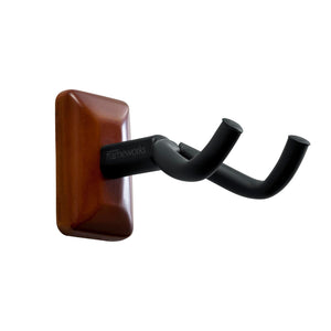 GATOR Frameworks GFW-GTR-HNGRMHG colgador de guitarra para pared Mahogany - Atriles