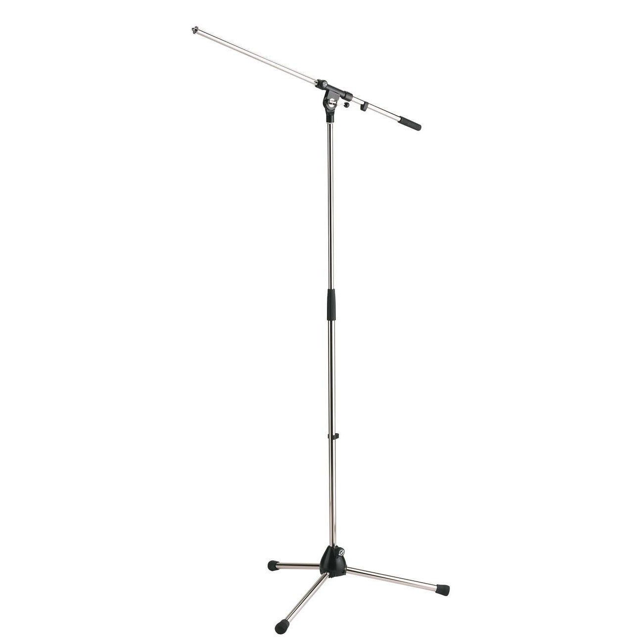 K&M 21020-500-02 Atril de Microfono c/Boom Cromado Aleman - Atriles