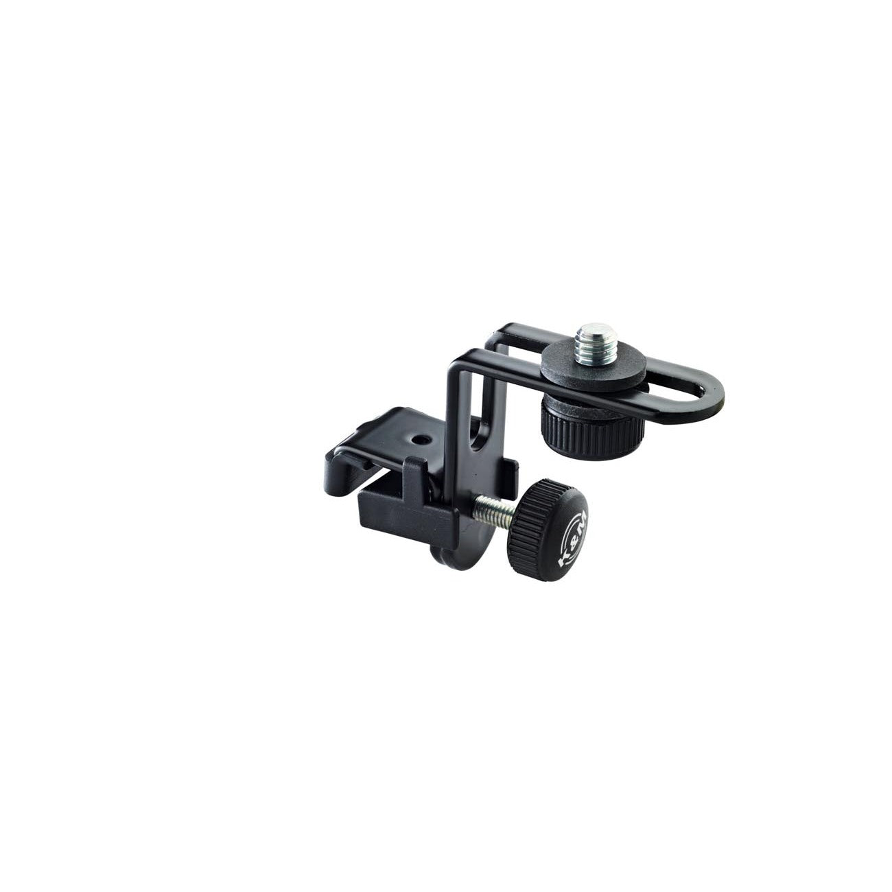 K&M 24030 Clamp/soporte corto de micrófono para Batería - Atriles
