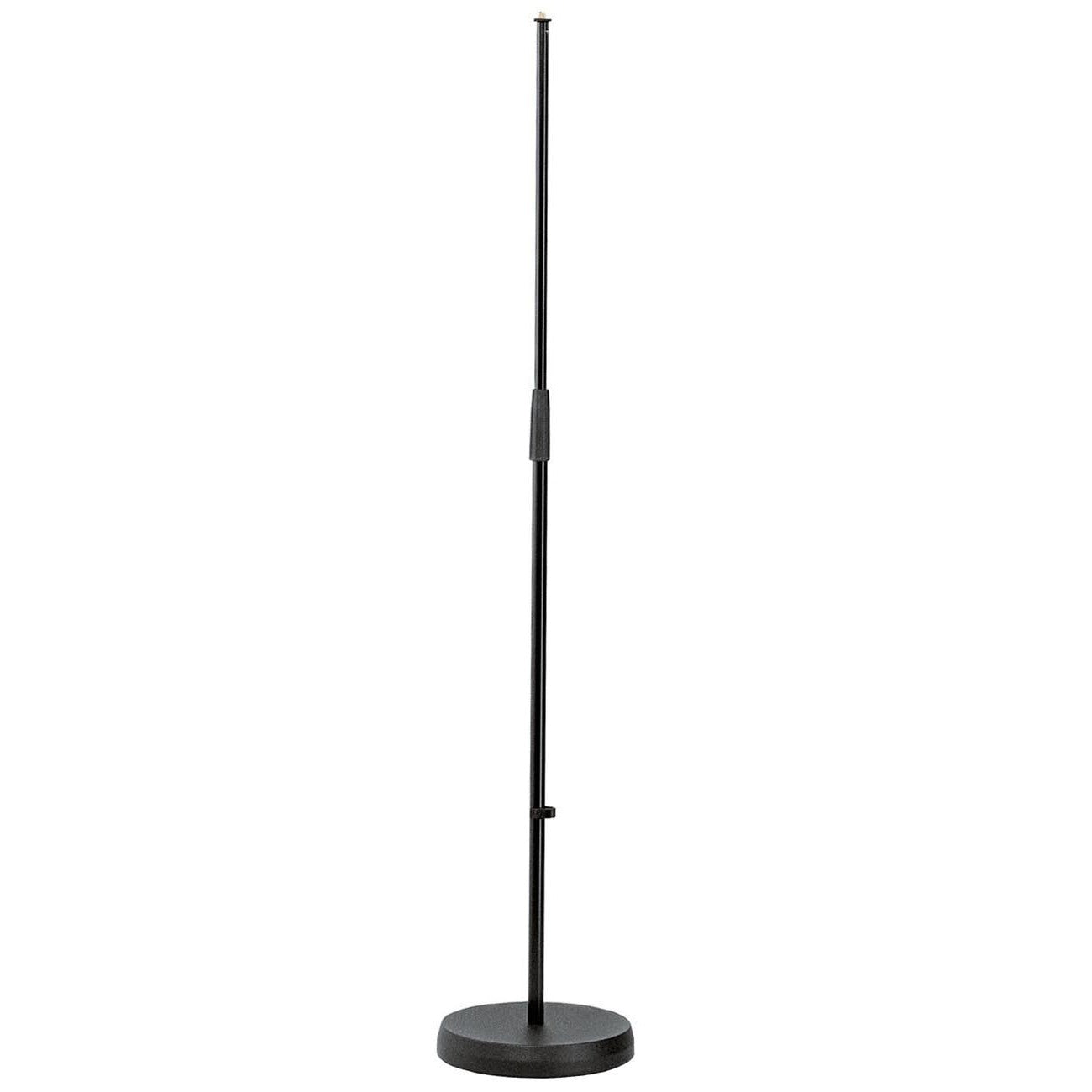 K&M 26000-500-55 Atril de Microfono recto negro base redonda - Atriles