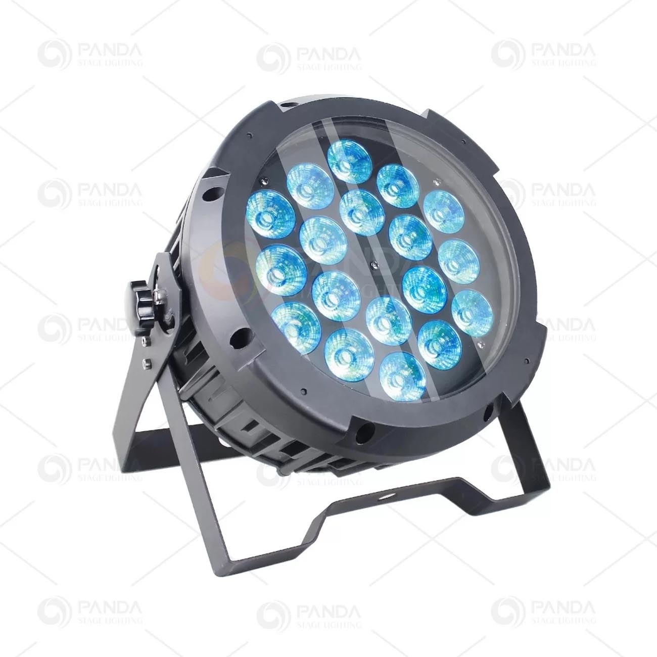 PANDALIGHT OD138 PAR LED WATERPROOF FLAT 18×8W RGBW 4 EN 1 - Iluminación