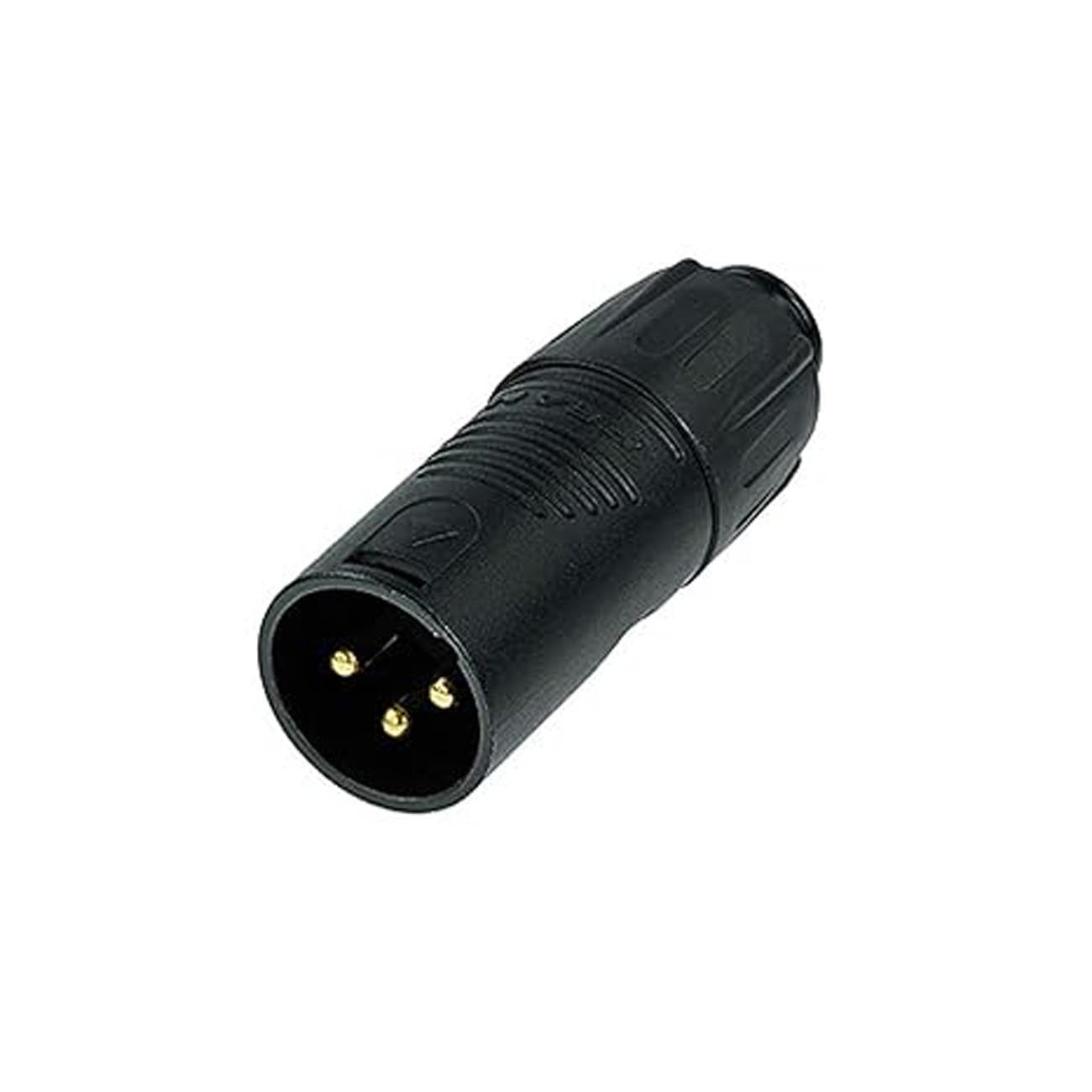 REAN RA3MT-B Adaptador mini XLR - XLR macho - Cables y Conectores
