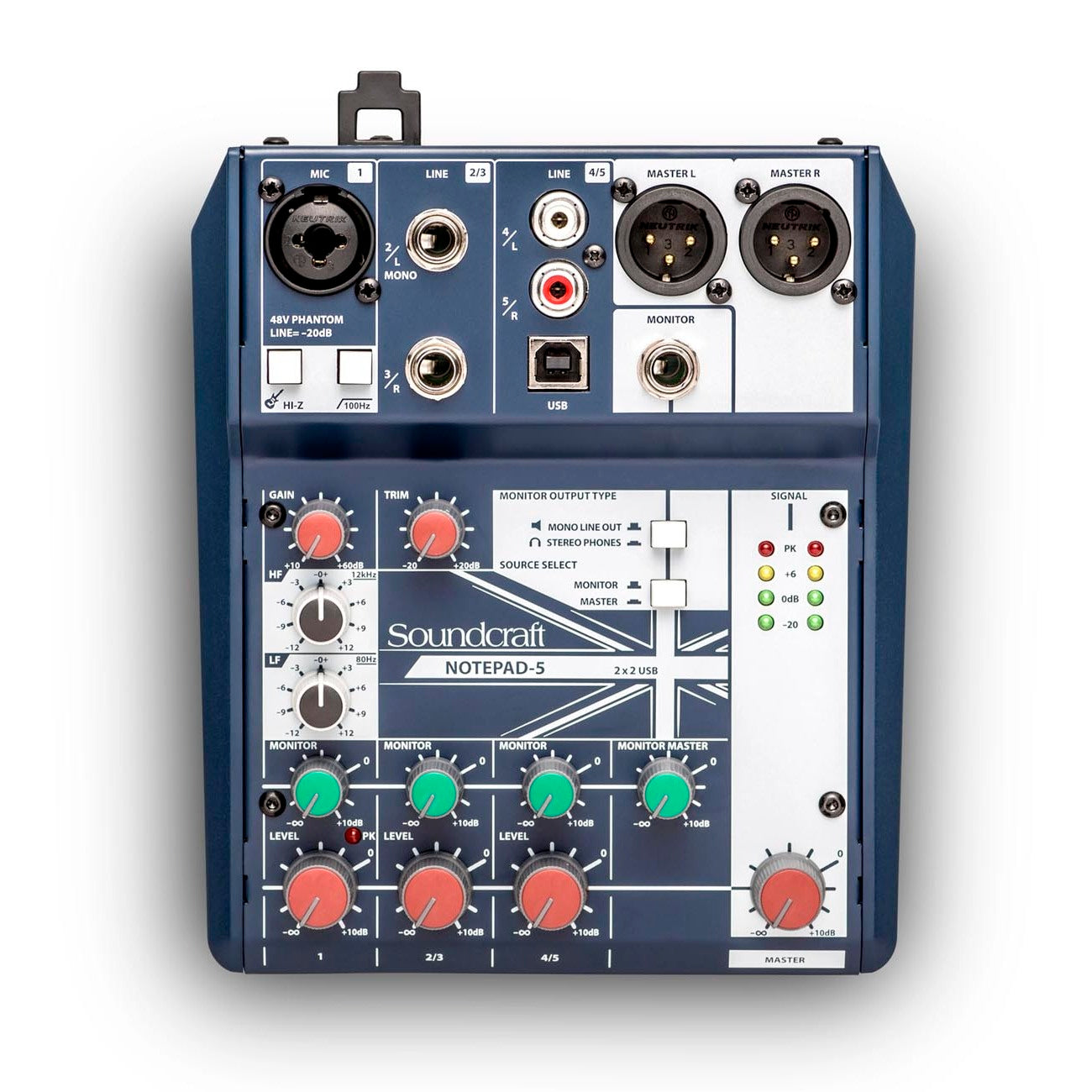 SOUNDCRAFT Notepad 5 Mixer analogo con USB record - Sonido y Consolas