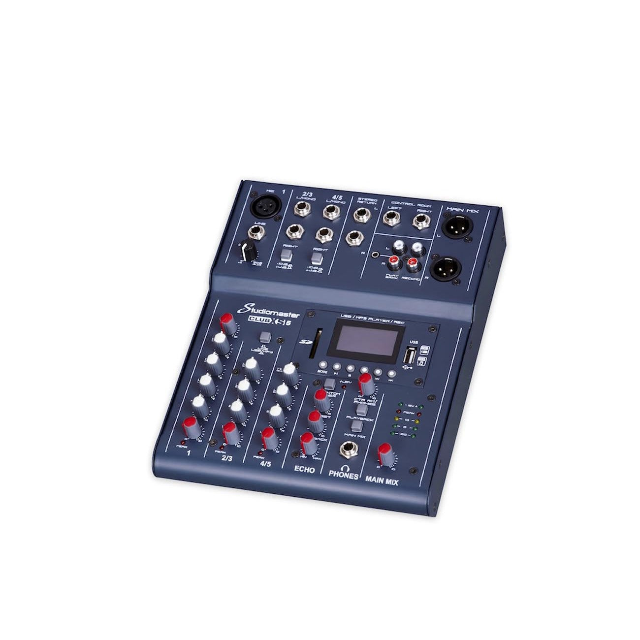 STUDIOMASTER CLUB XS5 5 entradas con DSP & USB/SD/BT - Sonido y Consolas