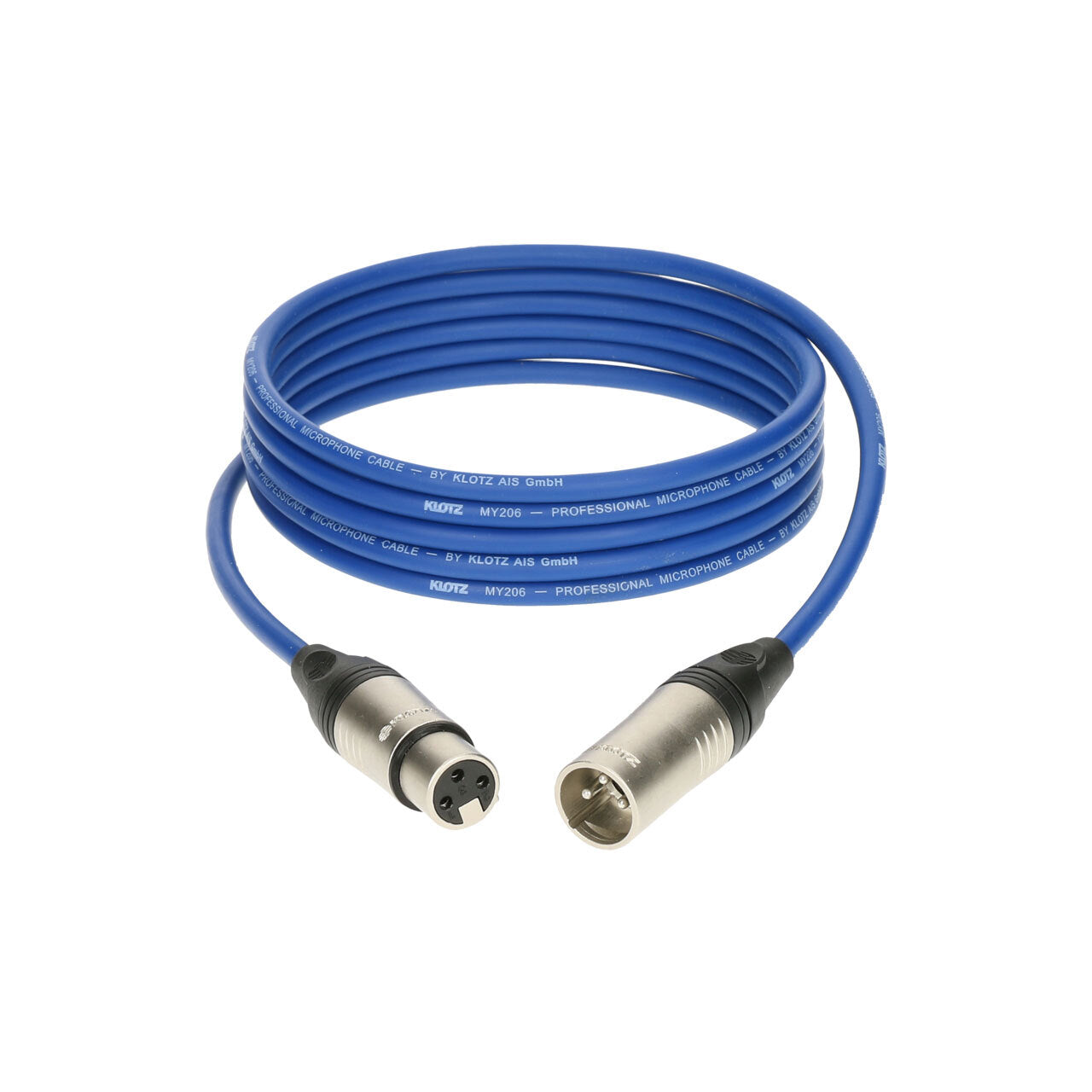 KLOTZ M1K2FM0750 Cable de microfono 7,5 mts azul Aleman - Micrófonos