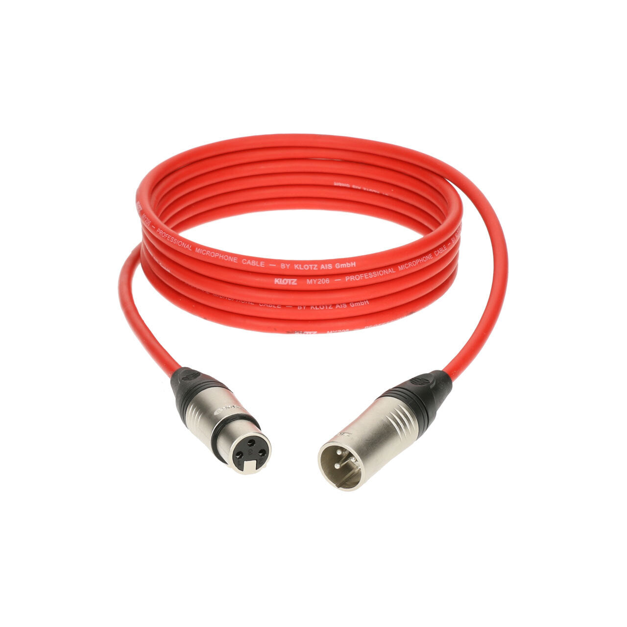 KLOTZ M1K3FM1000 Cable de microfono 10 mts Rojo - Micrófonos
