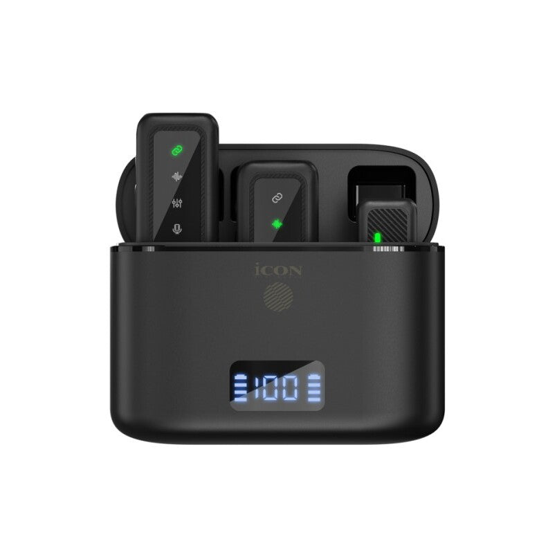 ICON PRO AUDIO Airmic 3 sistema inalambrico portatil c/cargador - Micrófonos