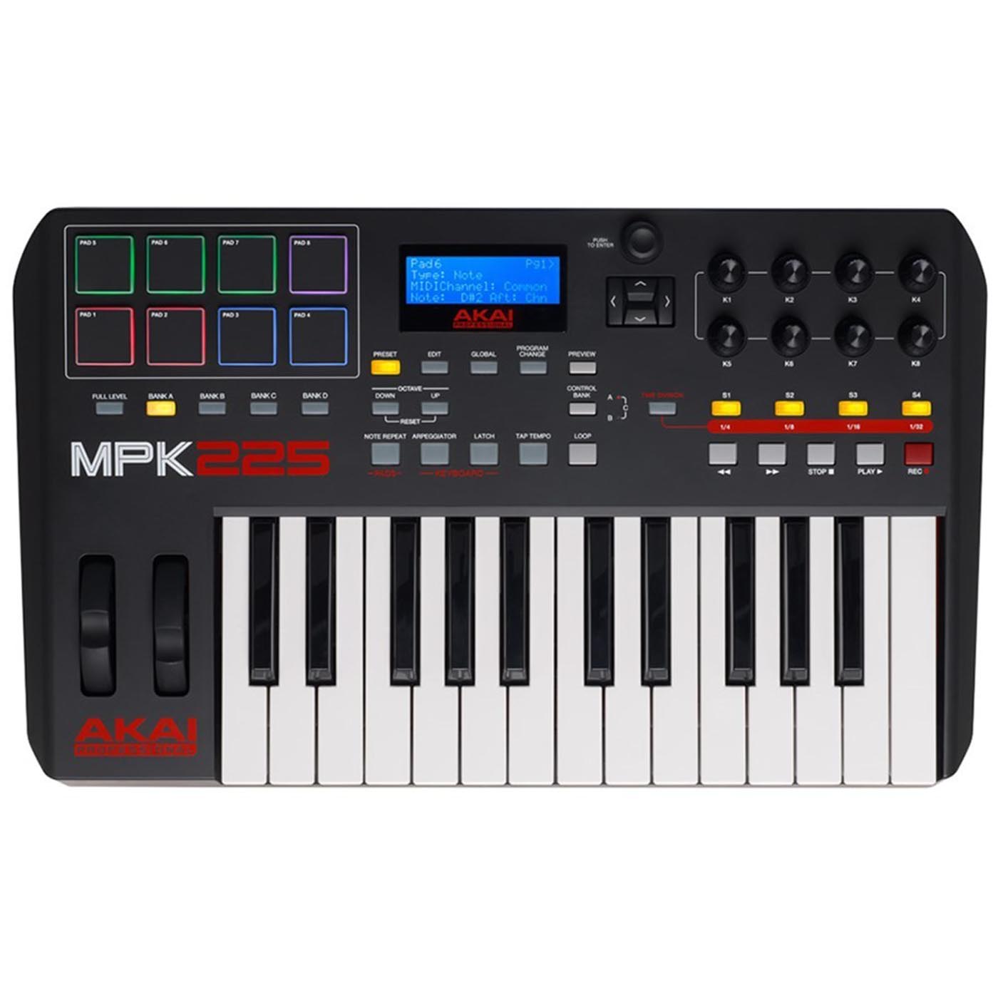Akai MPK225 Controlador Midi 25 teclas