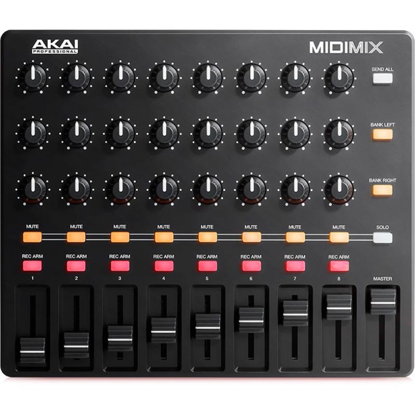 Akai MIDIMIX Mezclador Midi para DAW 8 faders