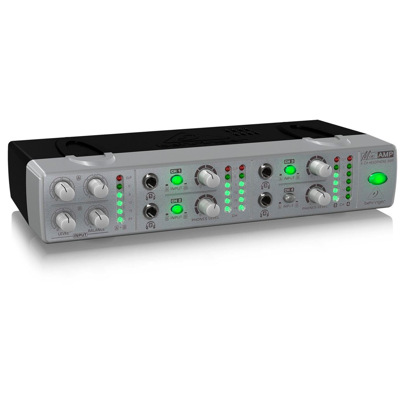 BEHRINGER AMP800 amplificador de audifonos 4 canales - Audífonos