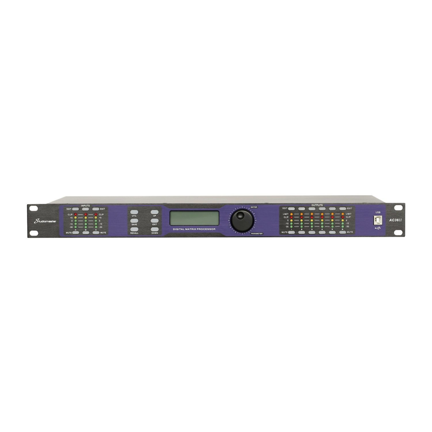 STUDIOMASTER AC36 II Procesador Digital Multizona 3x6 - Productos