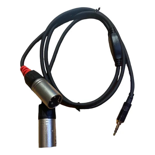 REAN Cable NRA-140-0130-009 Cable 2xlr/M-mini plug stereo 0.9mt - Cables y Conectores