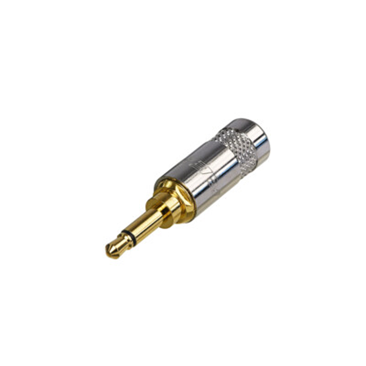 REAN NYS226G Conector miniplug mono Gold/nickel - Cables y Conectores