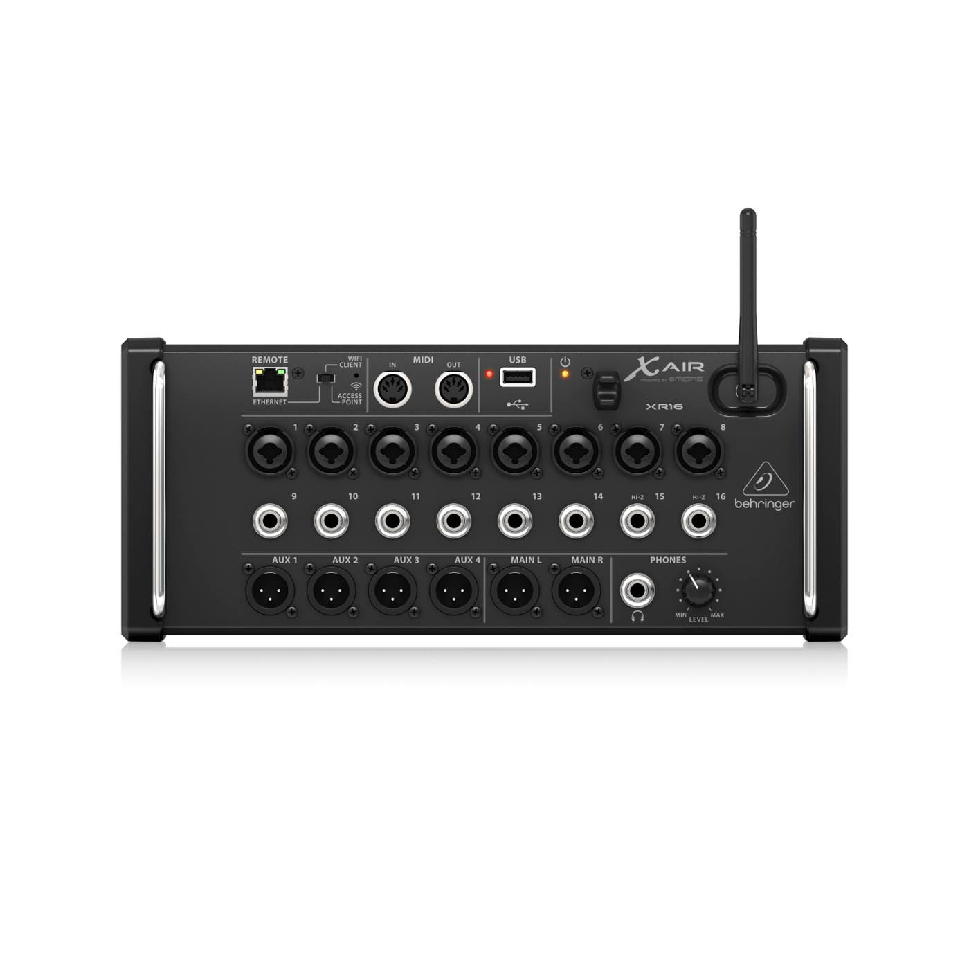 BEHRINGER XR16 Air Mixer digital rack 8 mic 8 line - Sonido y Consolas