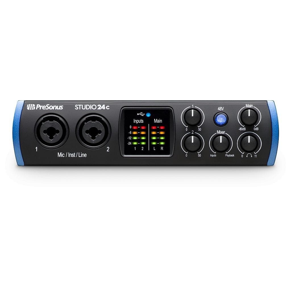 PRESONUS Studio 24C Interface 2X2 USB/MIDI - Pianos y Teclados