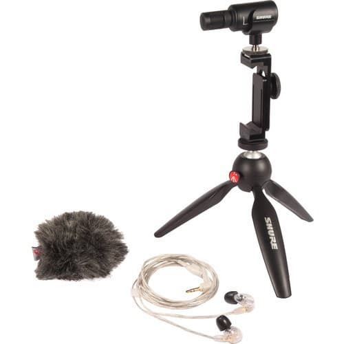 Shure MV88 + VIDEOKIT Microfono para Android y iphone/ipad