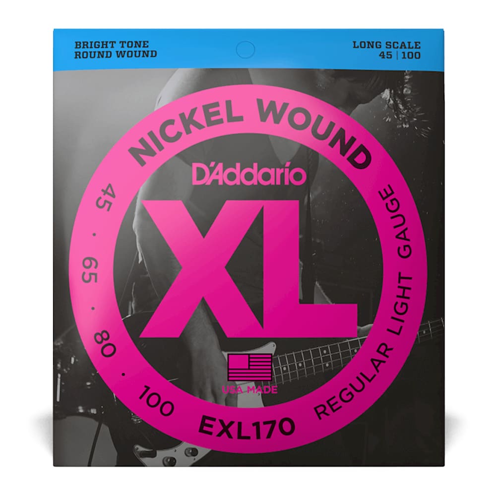 DADDARIO Cuerdas Bajo Eléctrico 4 Cuerdas 45-100 EXL170 - Daddario - Atriles