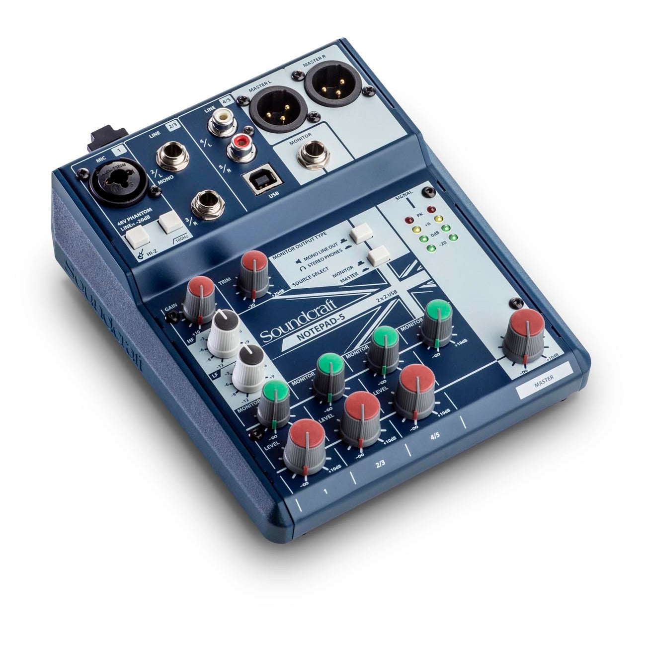 Soundcraft Notepad-5 USBミキサー SOUNDCRAFT Notepad 5 Mixer analogo con USB record