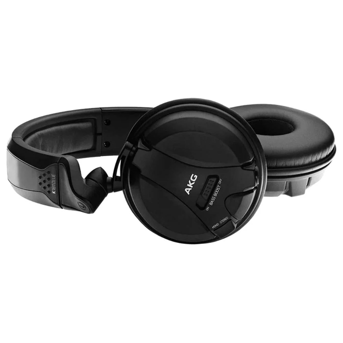 AKG K181DJ - Auriculares cerrado DJ negro (DEFECTO ESTÉTICO EN ALMOHADILLA)