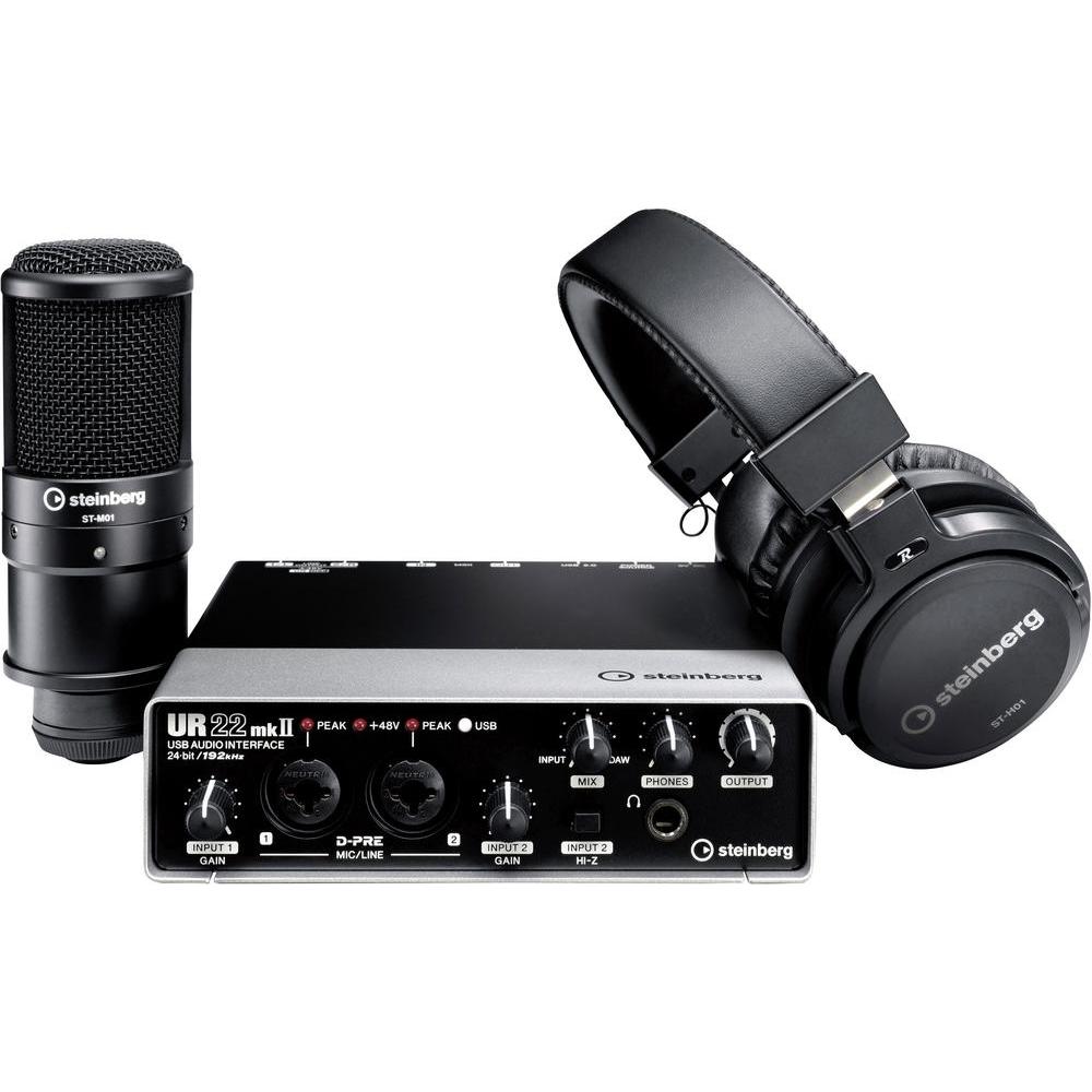 Steinberg UR22MKII Recording Pack - Paquete de grabación USB