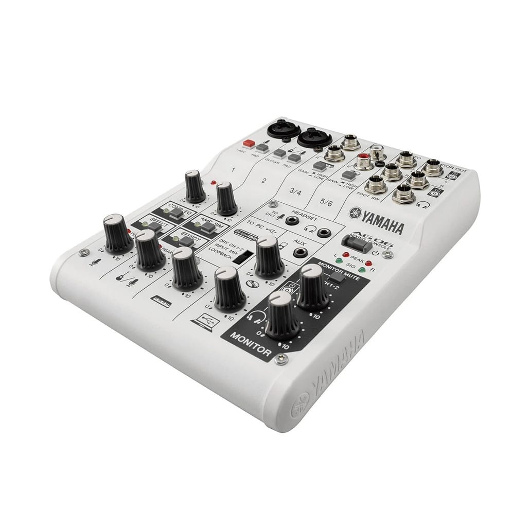 AG06 Mezclador interfaz de audio USB de 6 canales - Yamaha