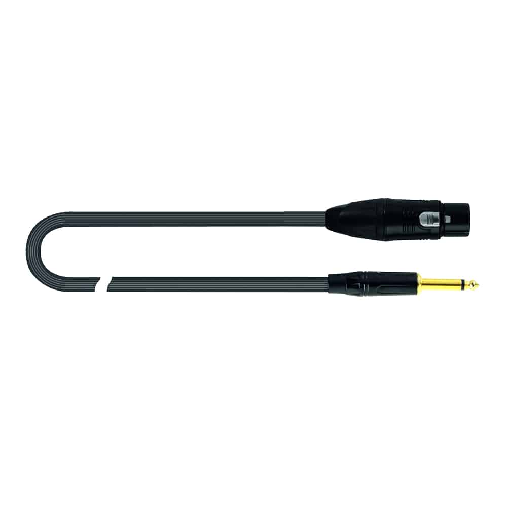 QUIKLOK Cable de Micrófono Xlr Hembra - Jack Mono 5M - Quiklok - Cables y Conectores