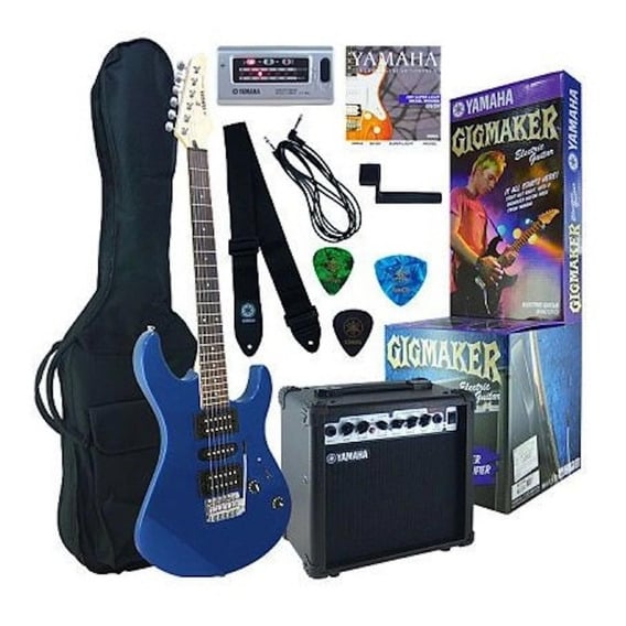 YAMAHA Pack guitarra electrica amplificador y accesorios ERG121GPII - Sonido y Consolas