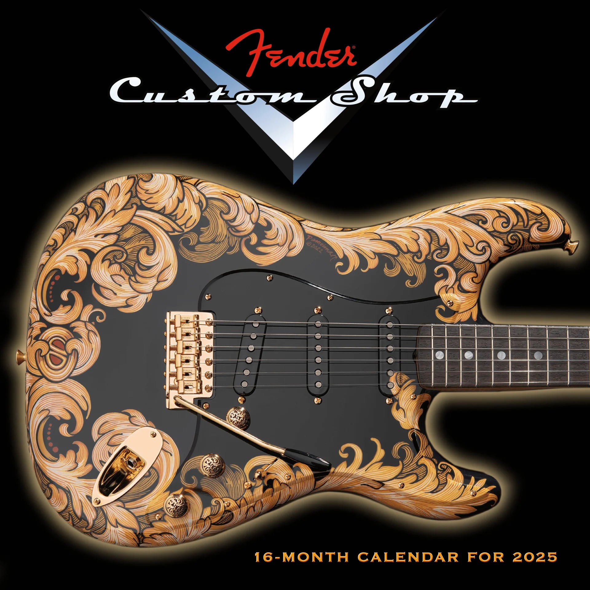Fender 9190180000 Custom Shop Calendar 2025