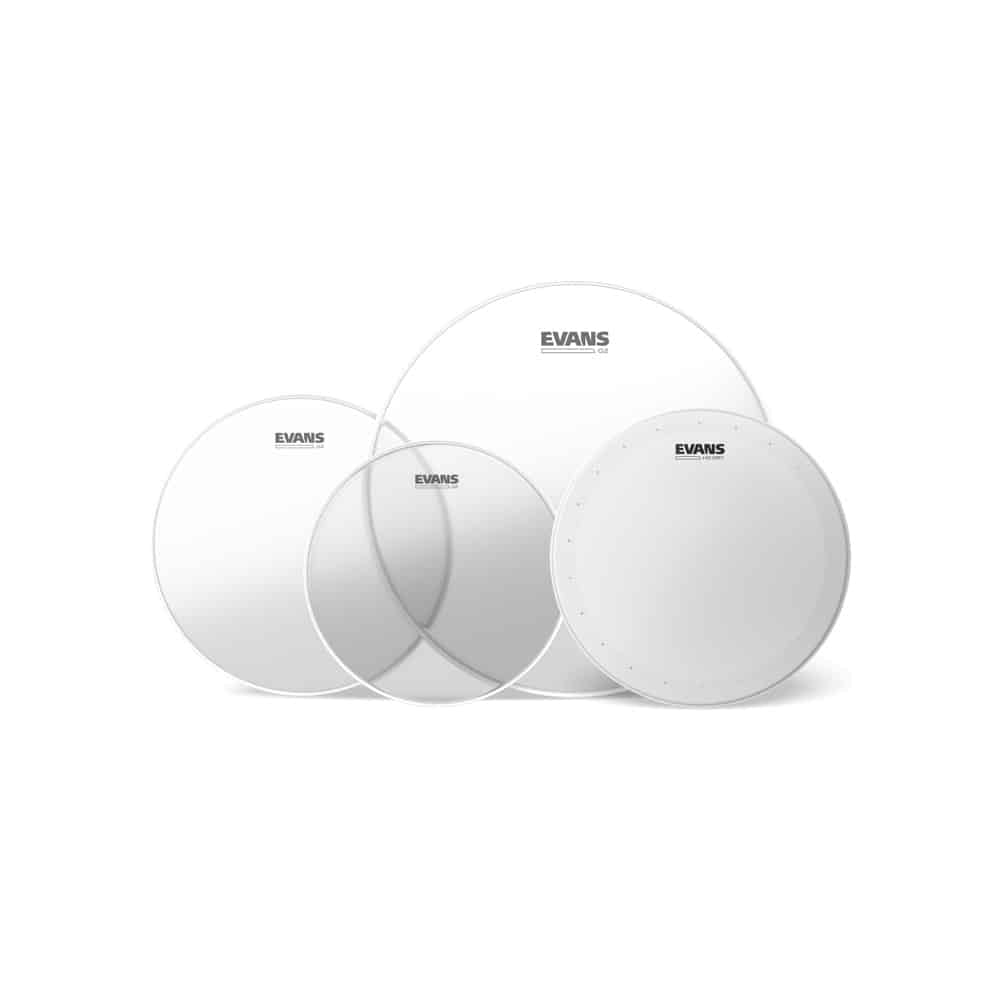 EVANS Set de Parches G2 Clear Standard Tom (12", 13", 16") Snare 14" HD Dry - Evans - Batería y Percusión