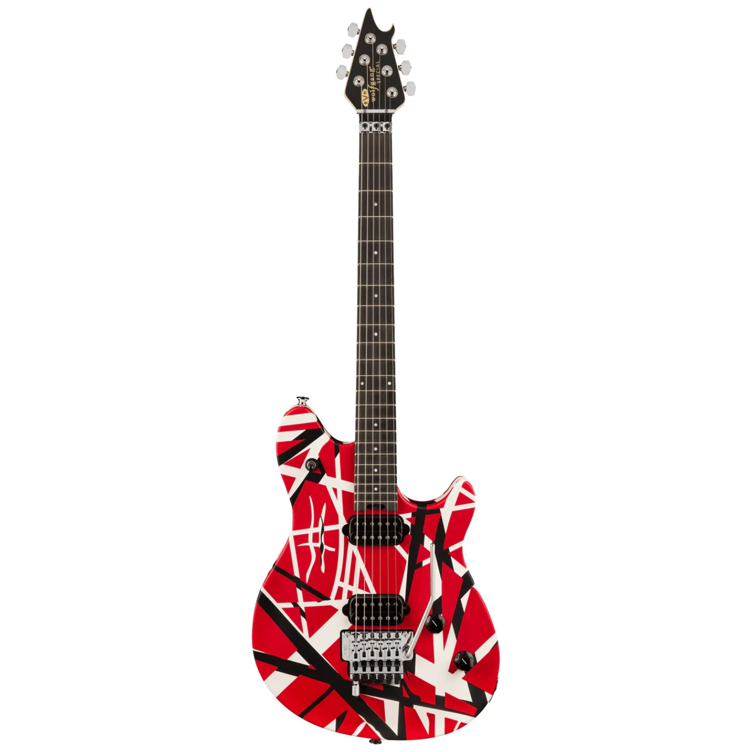 Guitarra eléctrica EVH Wolfgang Special Striped Series: Ebony Fingerboard (R/B/W) 5107702315