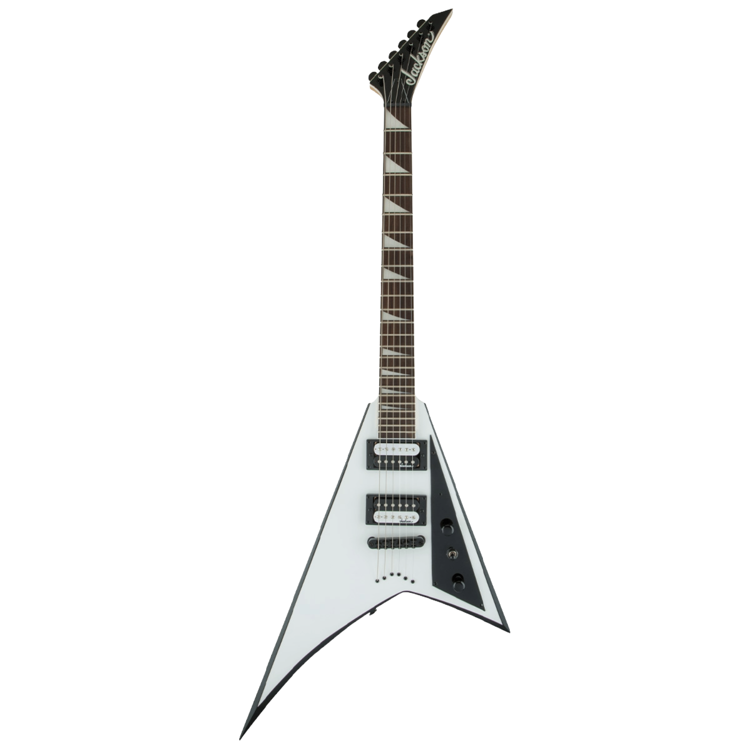 Guitarra eléctrica Jackson JS32T RR. AH FB. S-THRU. W W/BLK BVL 2910127577