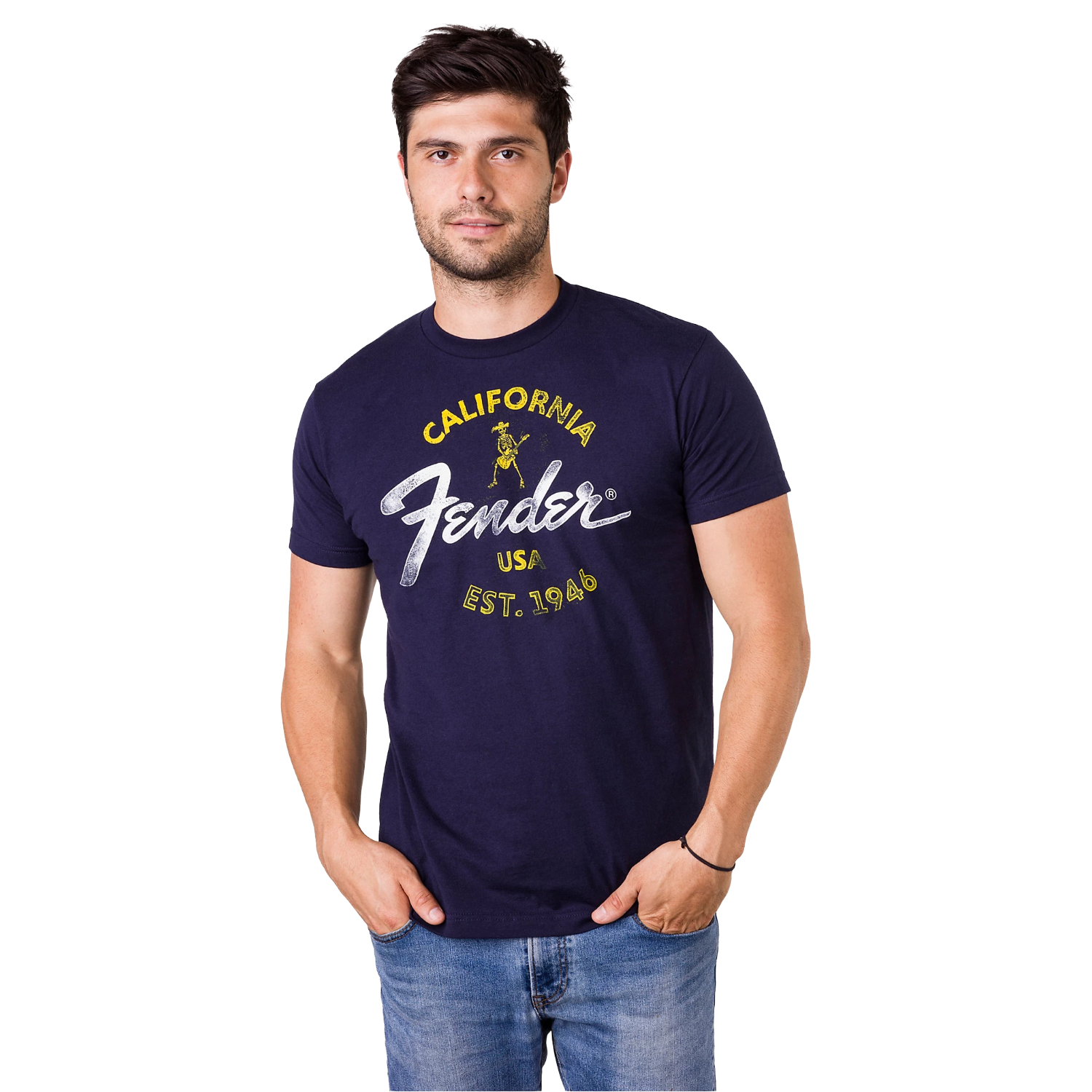 Fender 9190117306 baja blue Polera blue s