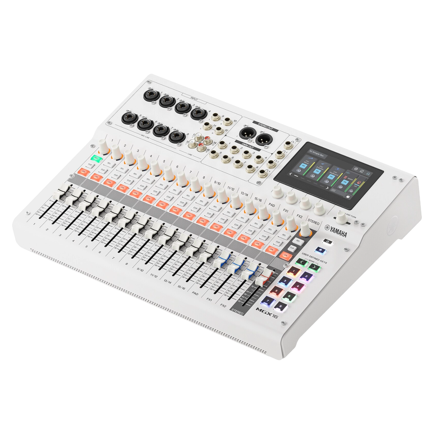 Yamaha MGX16 White Consola Digital 22 canales