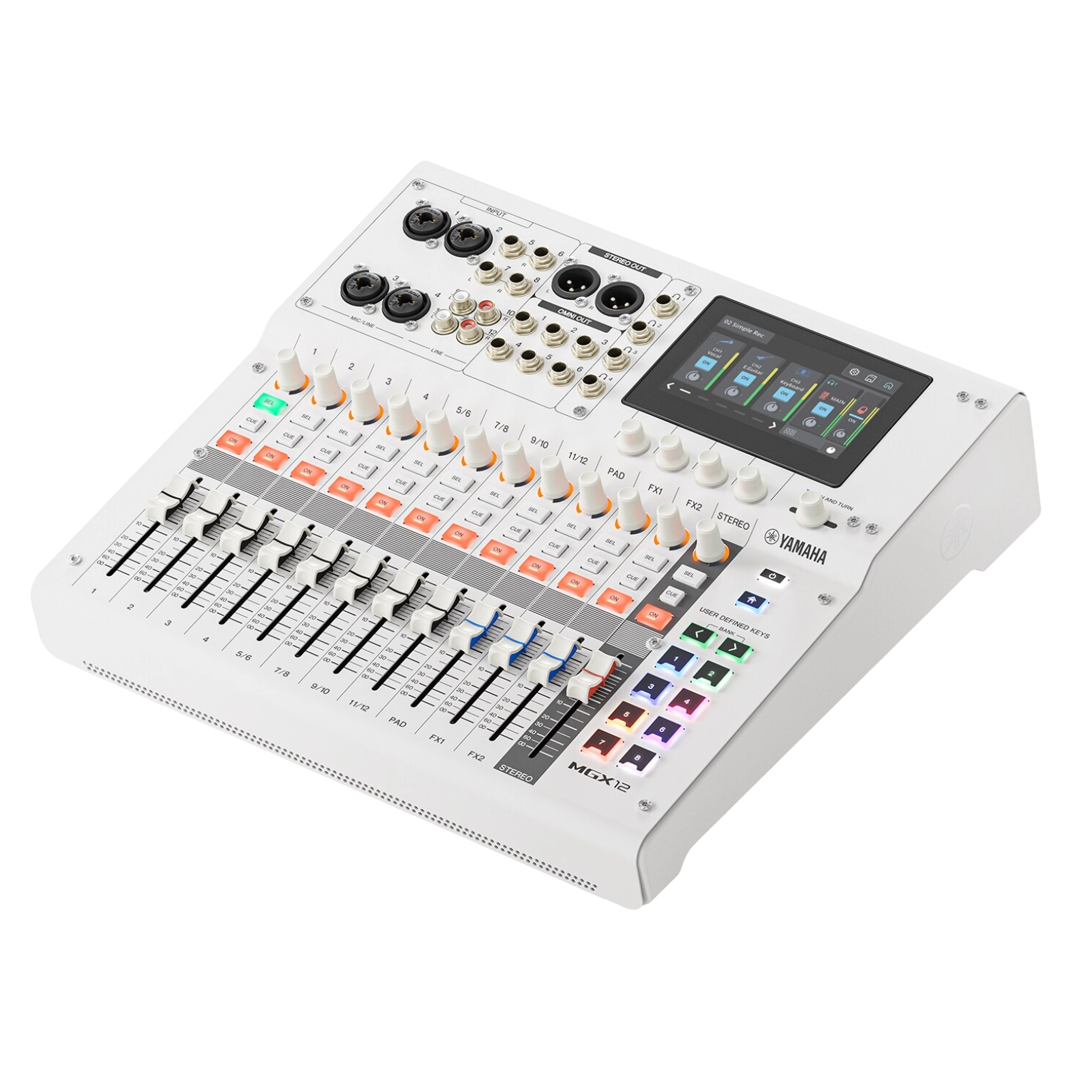 Yamaha MGX12 White Consola Digital 18 canales
