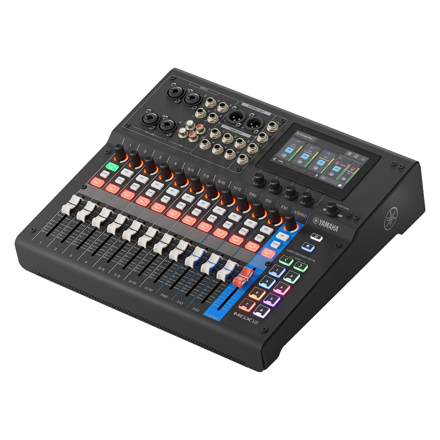 Yamaha MGX12 Black Consola Digital 18 canales