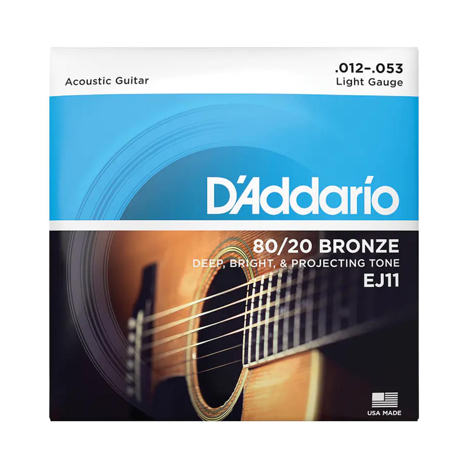 Cuerdas Guitarra Acustica XS 12-53 Bronze 80/20 - Daddario