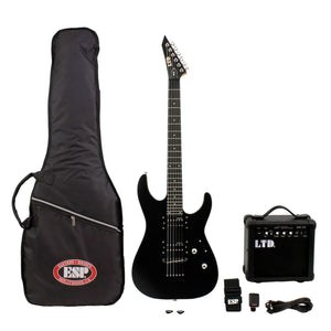 LTD Pack Guitarra Eléctrica M-10 Black Satin - LTD - Guitarras