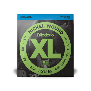 DADDARIO Cuerdas Bajo Eléctrico 4 Cuerdas 45-105 EXL165 - Daddario - Atriles