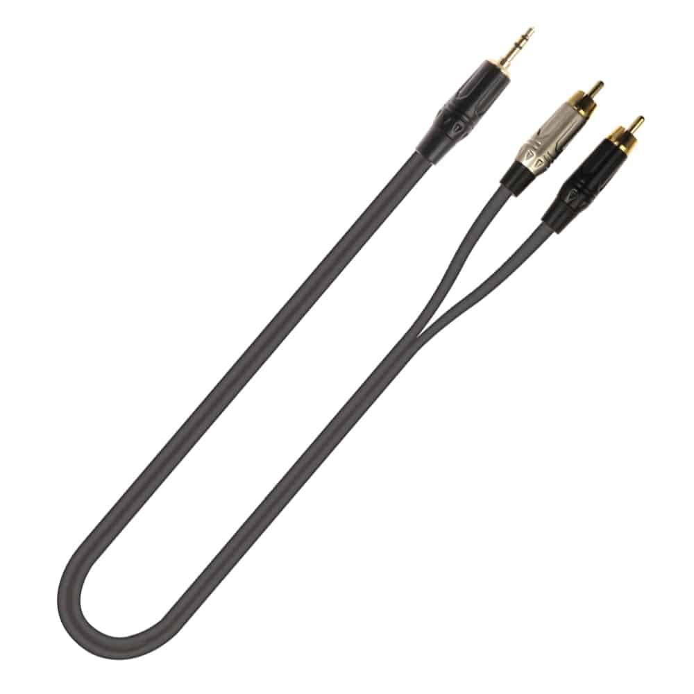 QUIKLOK Cable Minijack Estéreo/2 X Rca 3M - Quiklok - Cables y Conectores