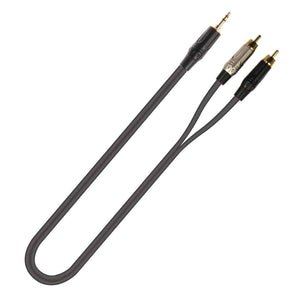 QUIKLOK Cable Minijack Estéreo/2 X Rca 3M - Quiklok - Cables y Conectores